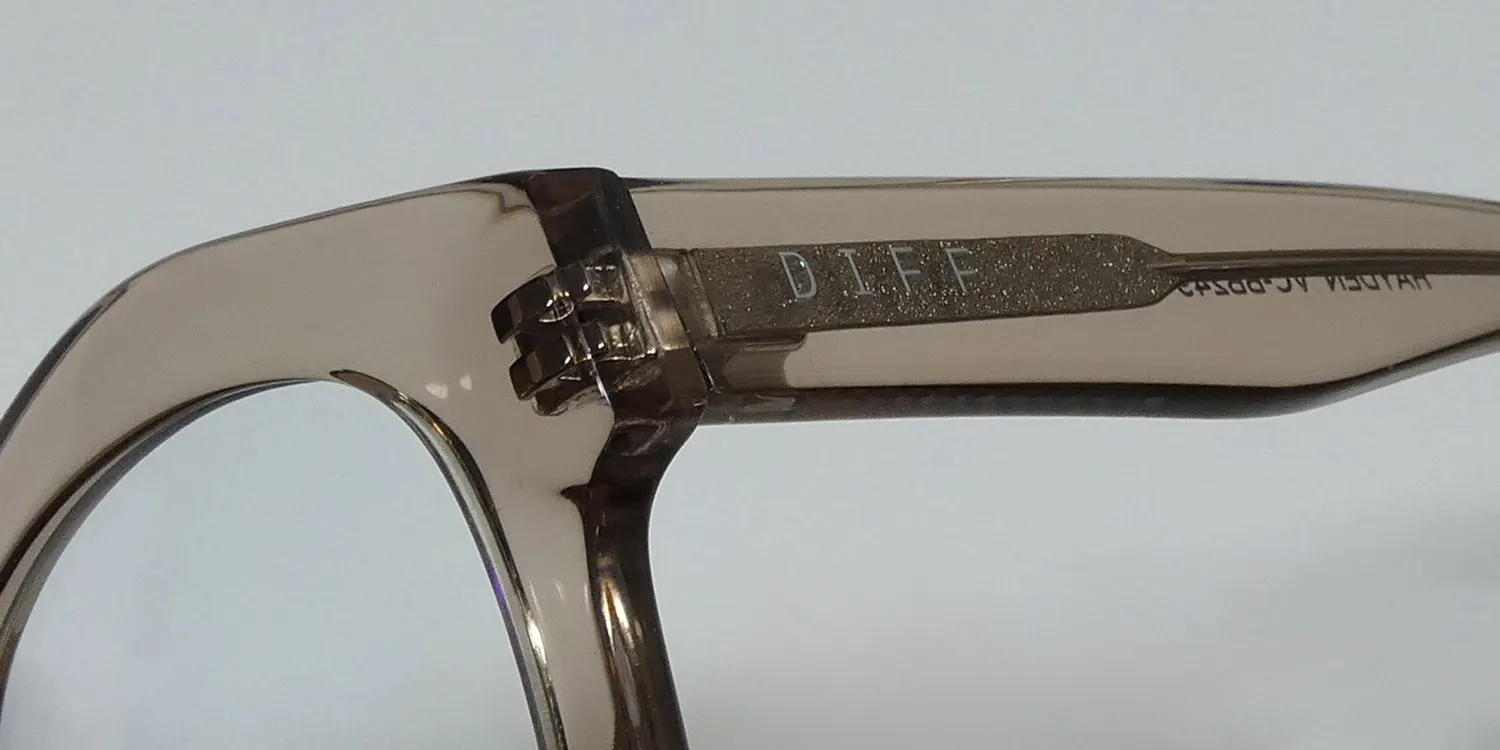 Diff Hayden Blue Light Lens vc Eyeglasses Vintage Crystal 50mm 6