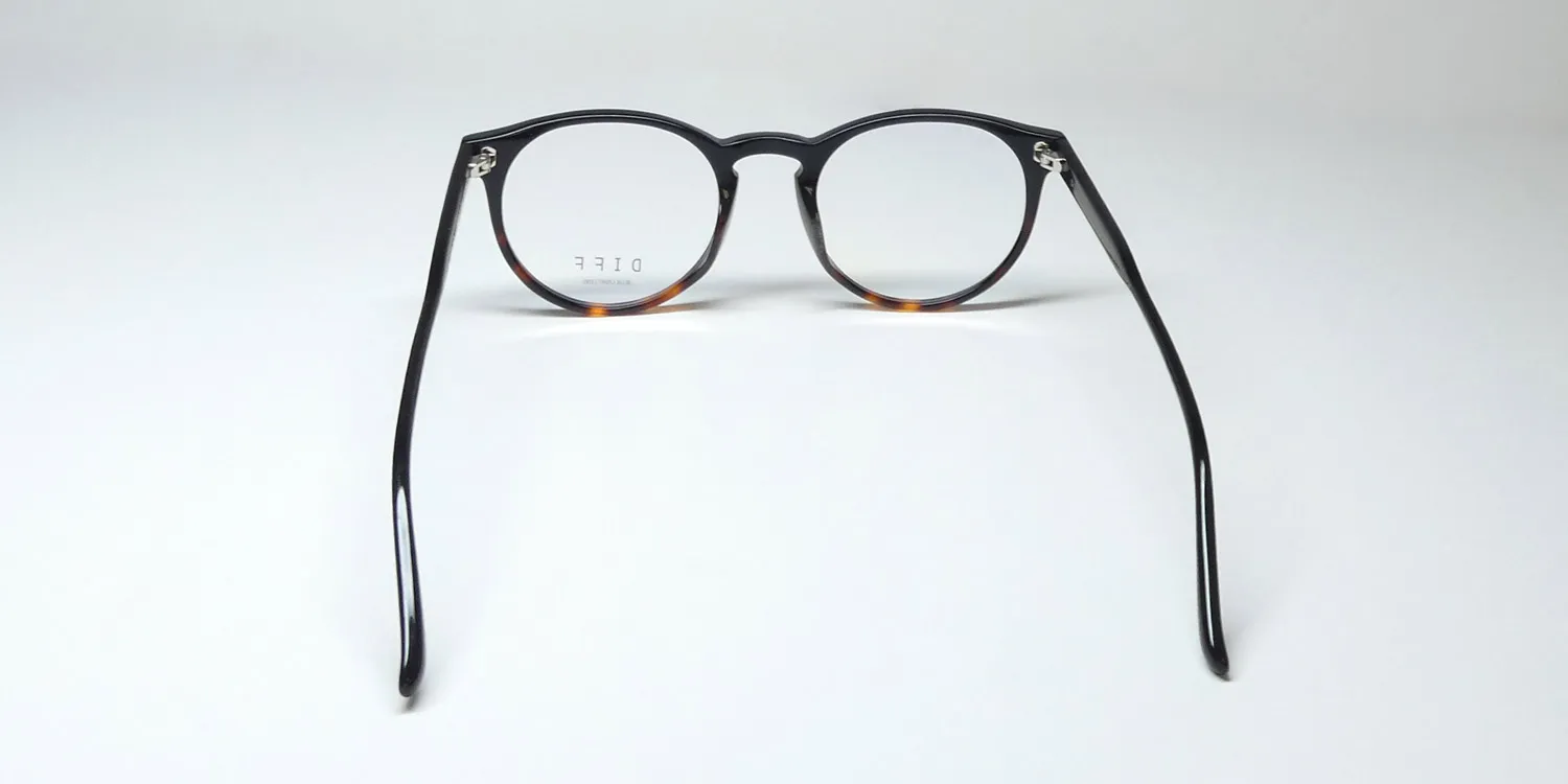 Diff Sawyer Blue Light Lens bk/to Eyeglasses Black Tortoise 47mm Unisex 5