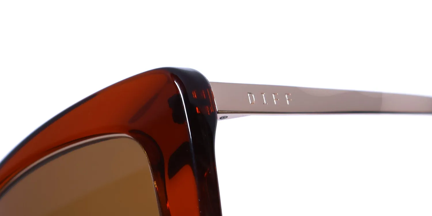 Diff Becky Iv cg/bn Sunglasses Cognac Crystal 56mm 6