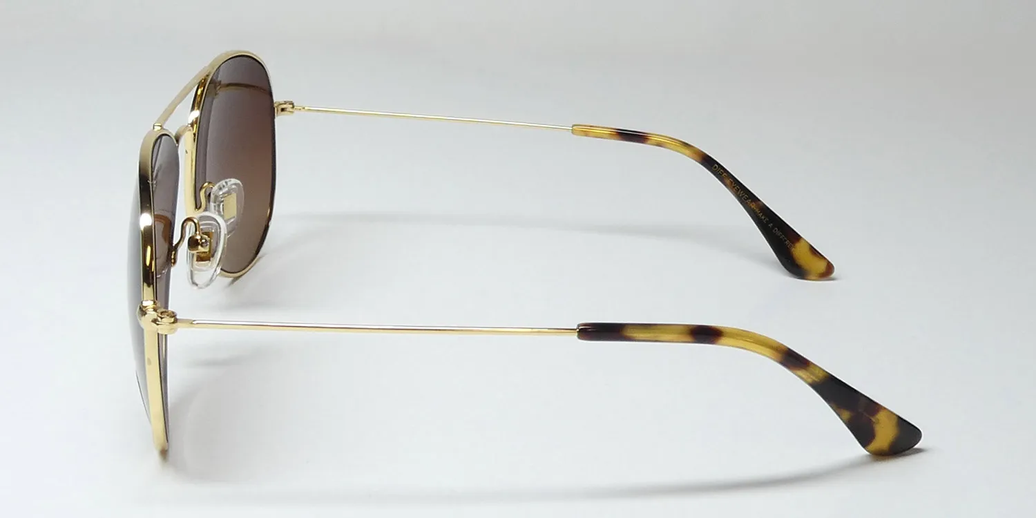 Diff Cruz bg Sunglasses Brushed Gold 49mm Unisex 4