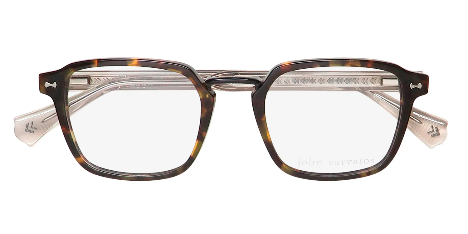 John Varvatos Vjv427 havana Eyeglasses Havana Brown 49mm 2