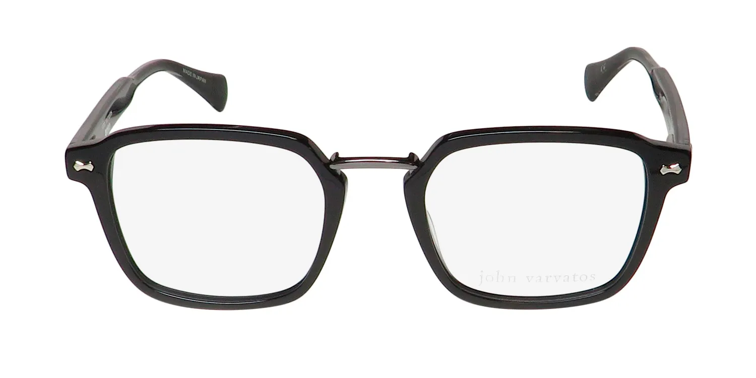 John Varvatos Vjv427 black Eyeglasses Black 49mm 3
