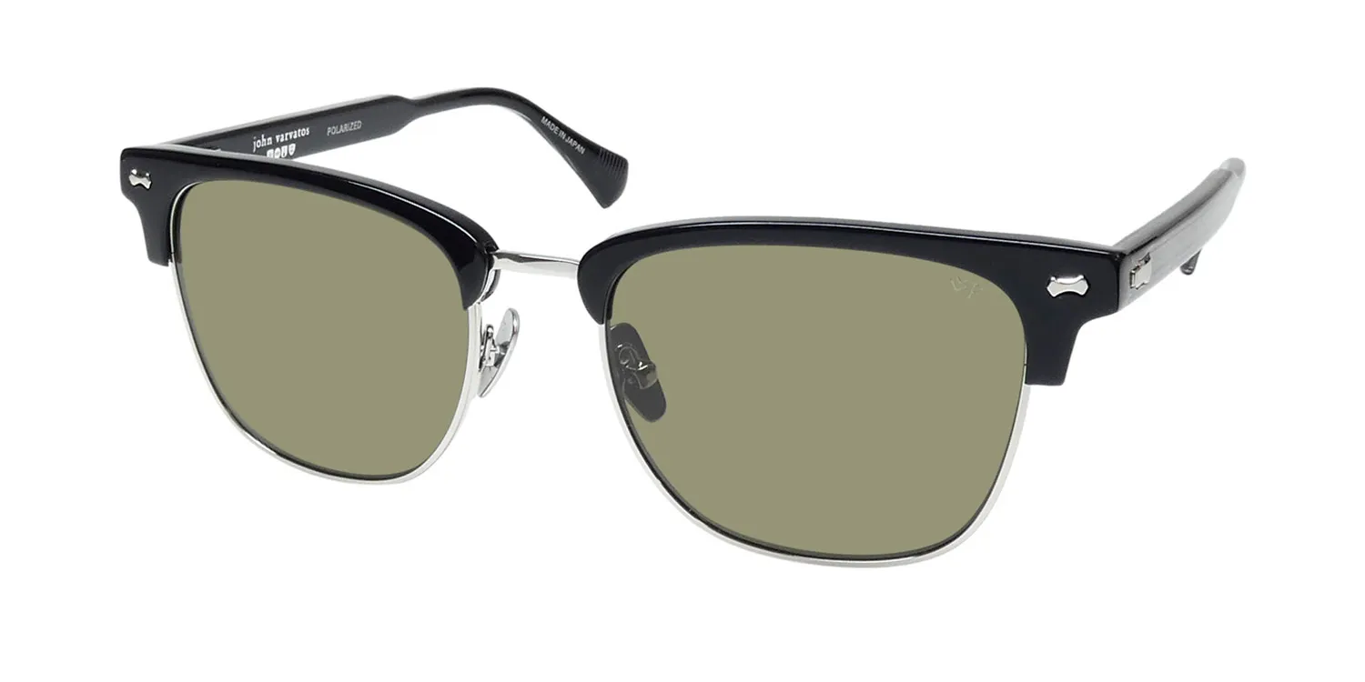 John Varvatos Sjv556 black Sunglasses Black 52mm