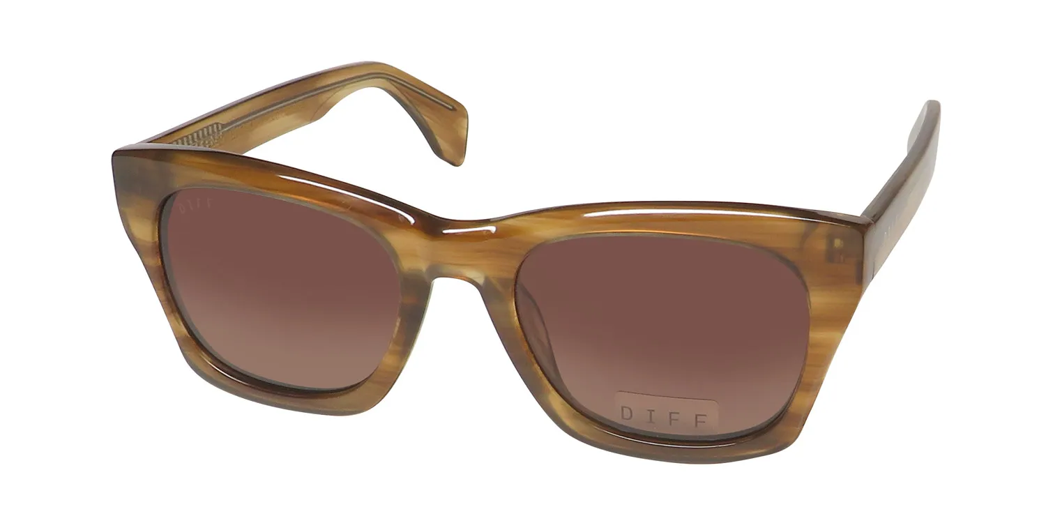 Diff 0198 Dean ghbgp Sunglasses Gold Harvest 51mm