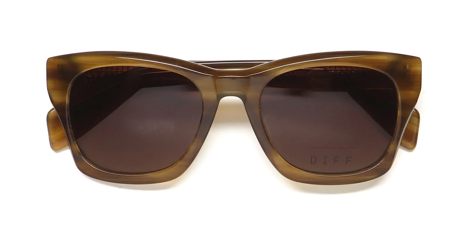 Diff 0198 Dean ghbgp Sunglasses Gold Harvest 51mm 2