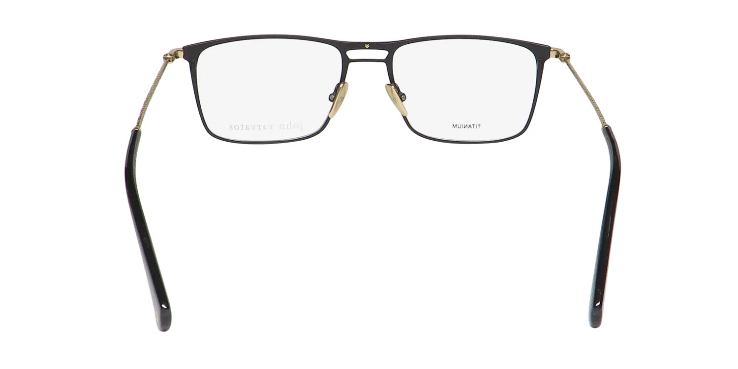 John Varvatos Vjv191 matte black / gold Eyeglasses Matte Black 52mm 5