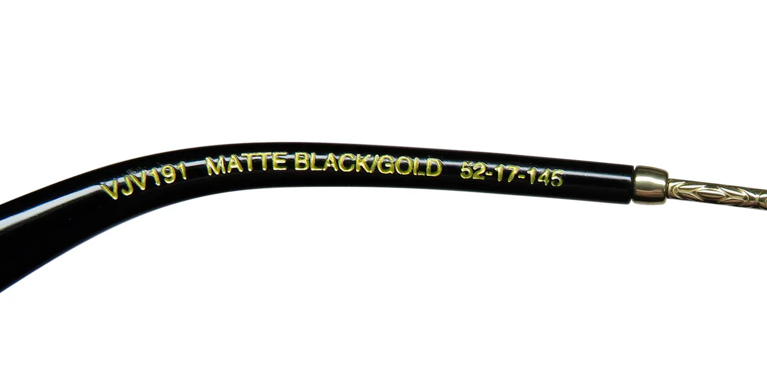 John Varvatos Vjv191 matte black / gold Eyeglasses Matte Black 52mm 8