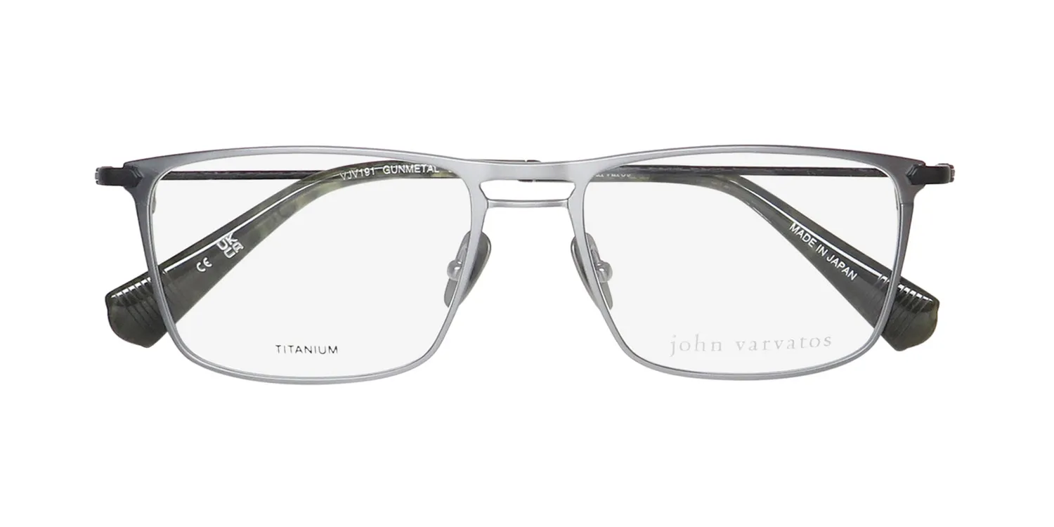 John Varvatos Vjv191 gunmetal Eyeglasses Gunmetal 52mm 2