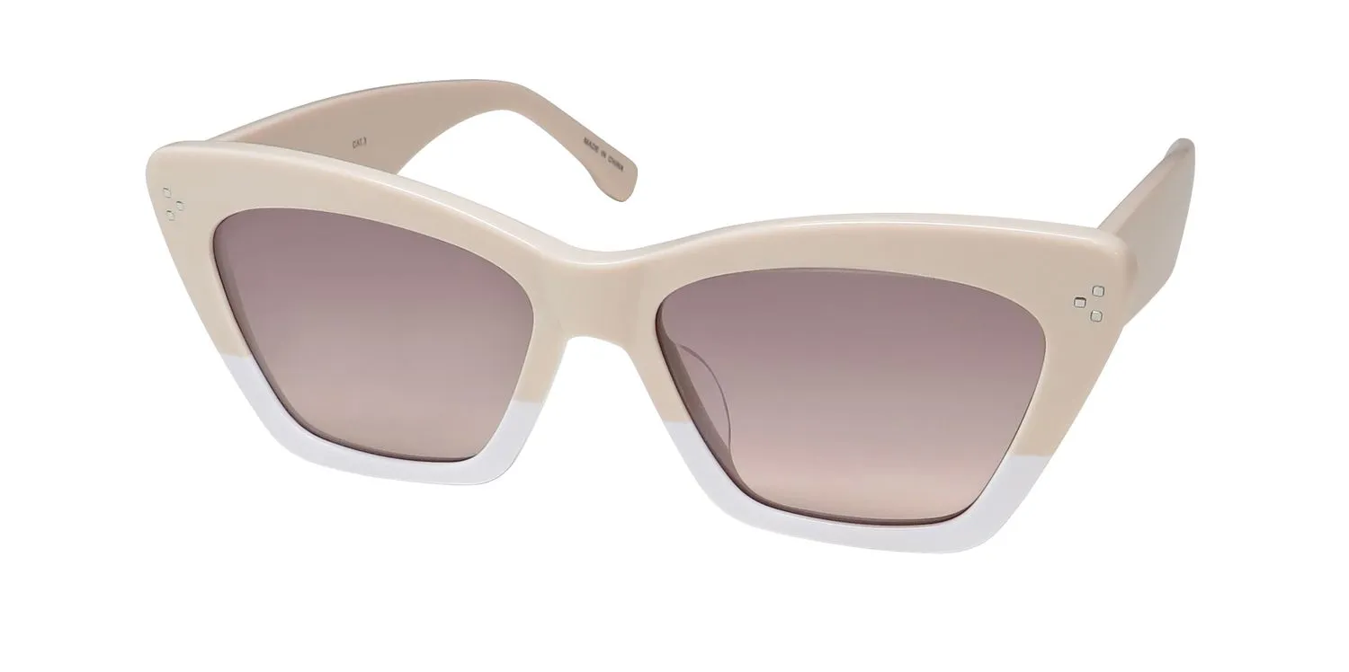 GAP Sgp011 blush/ white Sunglasses Blush 55mm