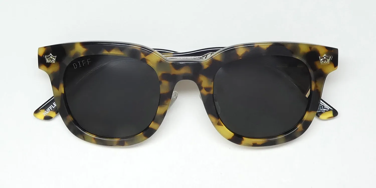 Diff 0558 Hufflepuff Harry Potter tort Sunglasses Tortoise 47mm Unisex 2