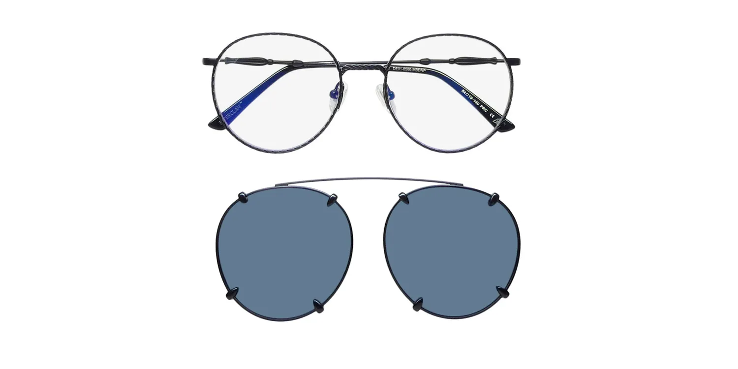 Diff 0560 Ravenclaw Harry Potter Blue Light Lens mtbk Eyeglasses Matte Black 54mm Unisex 2