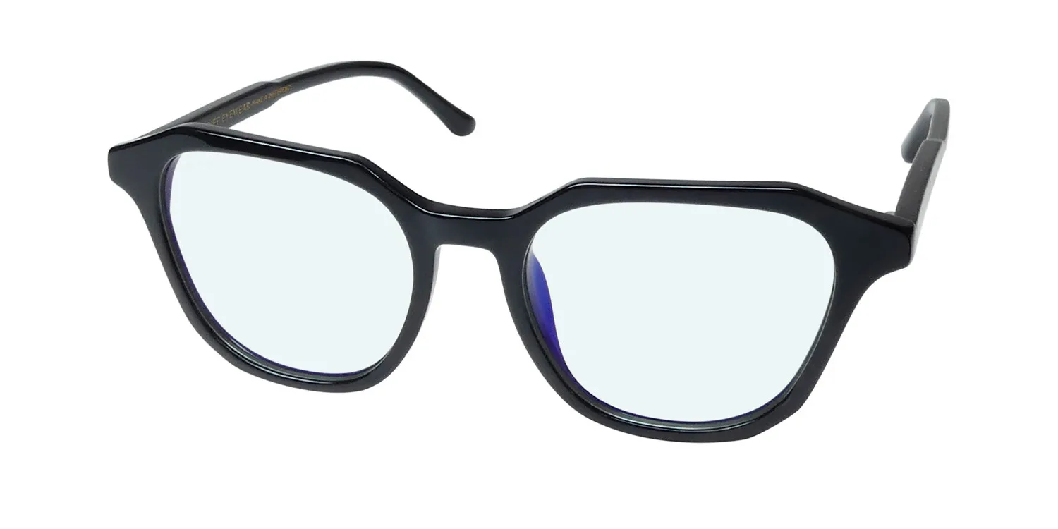 Diff 0318 Allen Blue Light Lens bk Eyeglasses Black 51mm