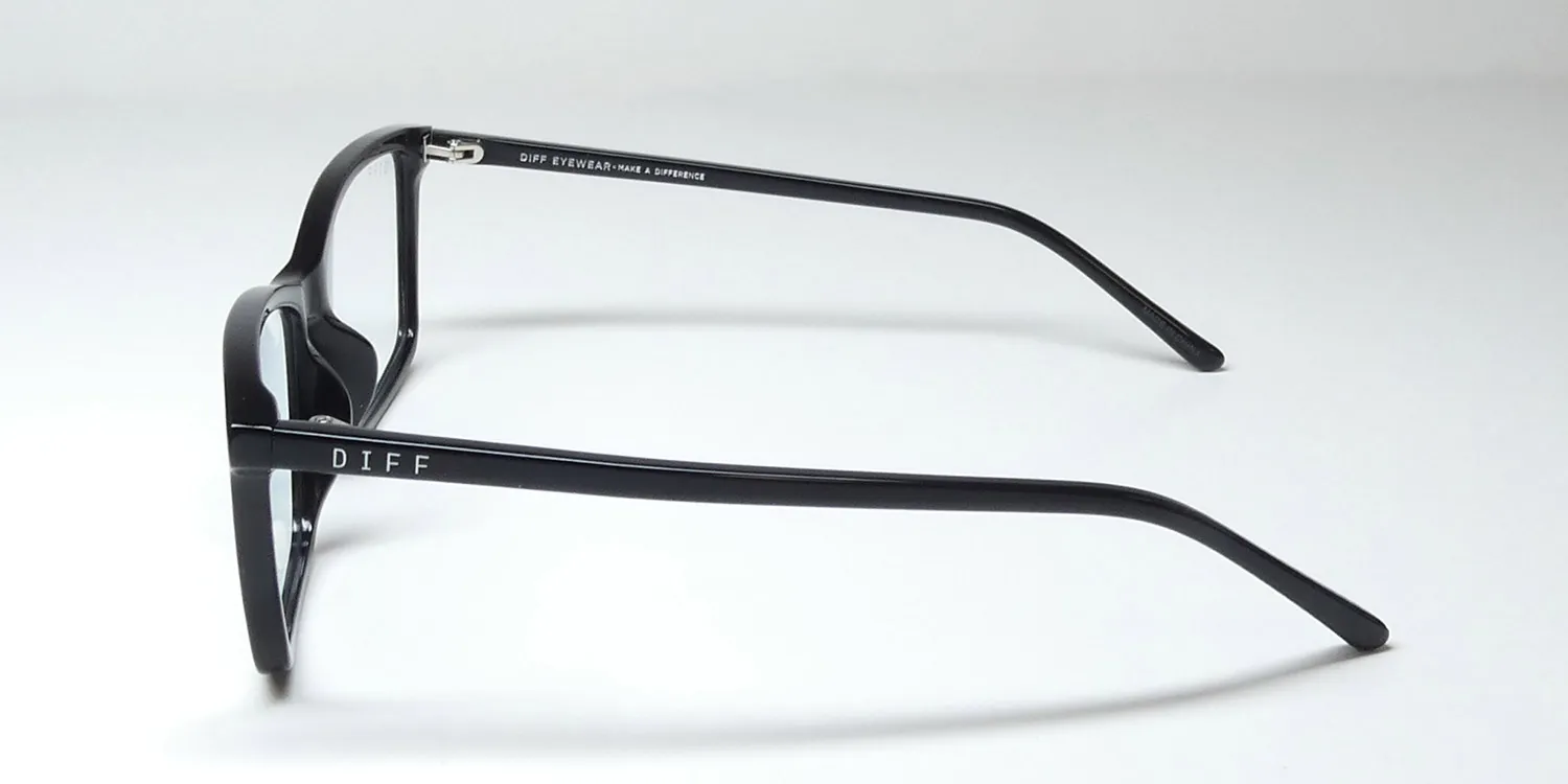 Diff Connor Blue Light Lens bk Eyeglasses Black 55mm 4