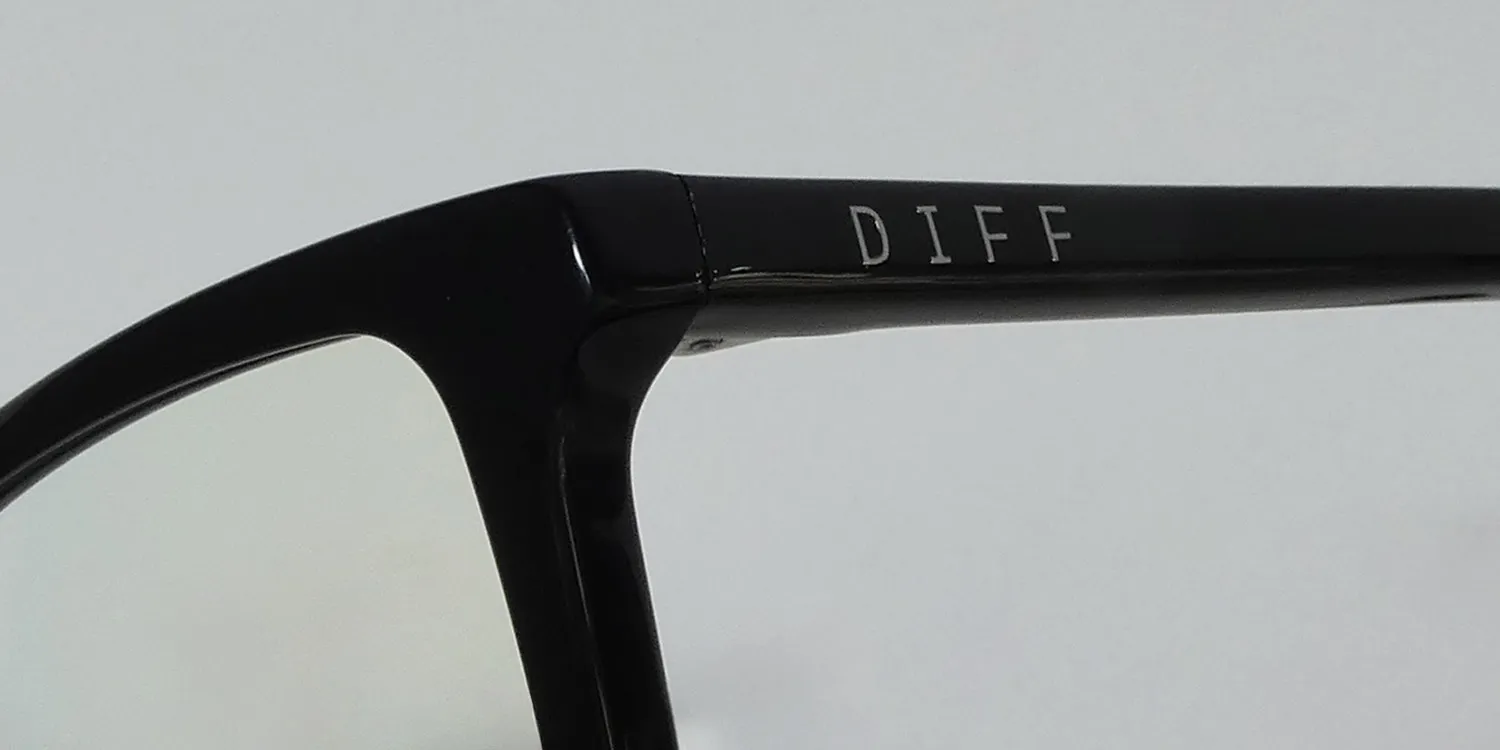 Diff Connor Blue Light Lens bk Eyeglasses Black 55mm 6