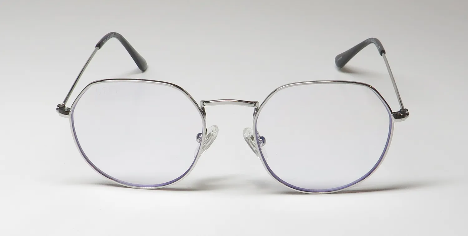 Diff James Blue Light Lens sv Eyeglasses Silver 50mm 3