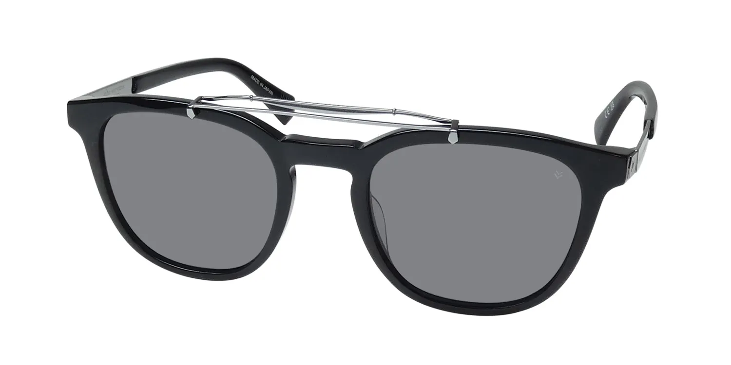 John Varvatos Sjv565 black/silver Sunglasses Black 52mm