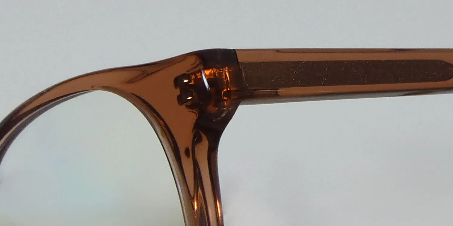 Diff Sawyer Blue Light Lens dbr Eyeglasses Dusk Brown Crystal 47mm Unisex 6