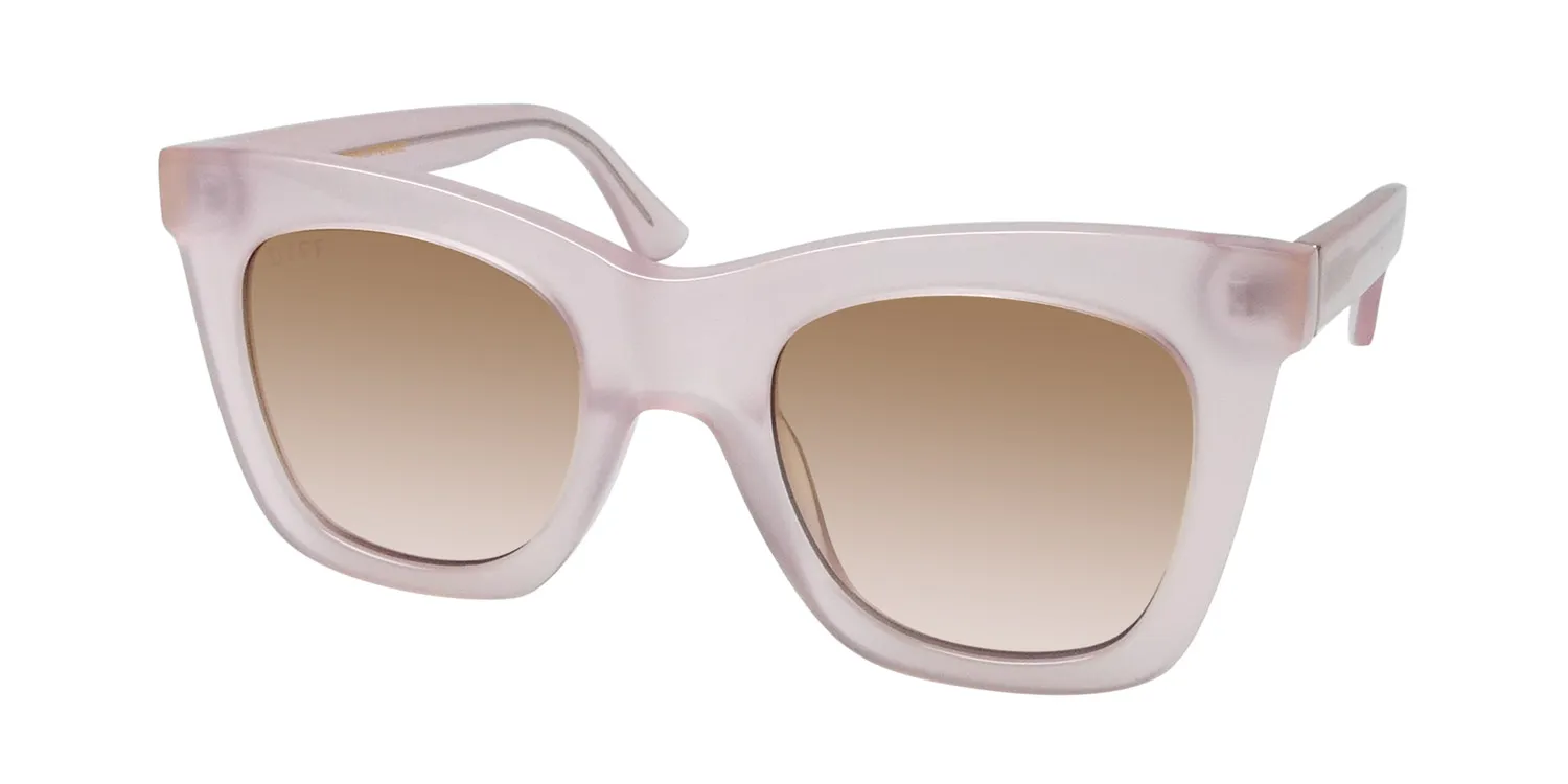 Diff Kaia rktgn Sunglasses Rose Tea Pink 50mm