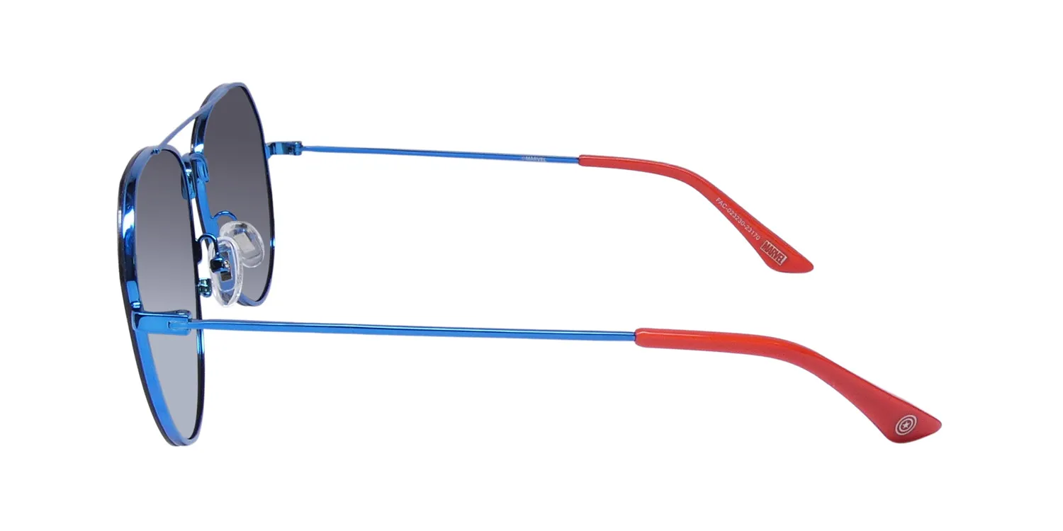 Diff 0476 Captain America 0ble Sunglasses Shiny Blue 61mm 4