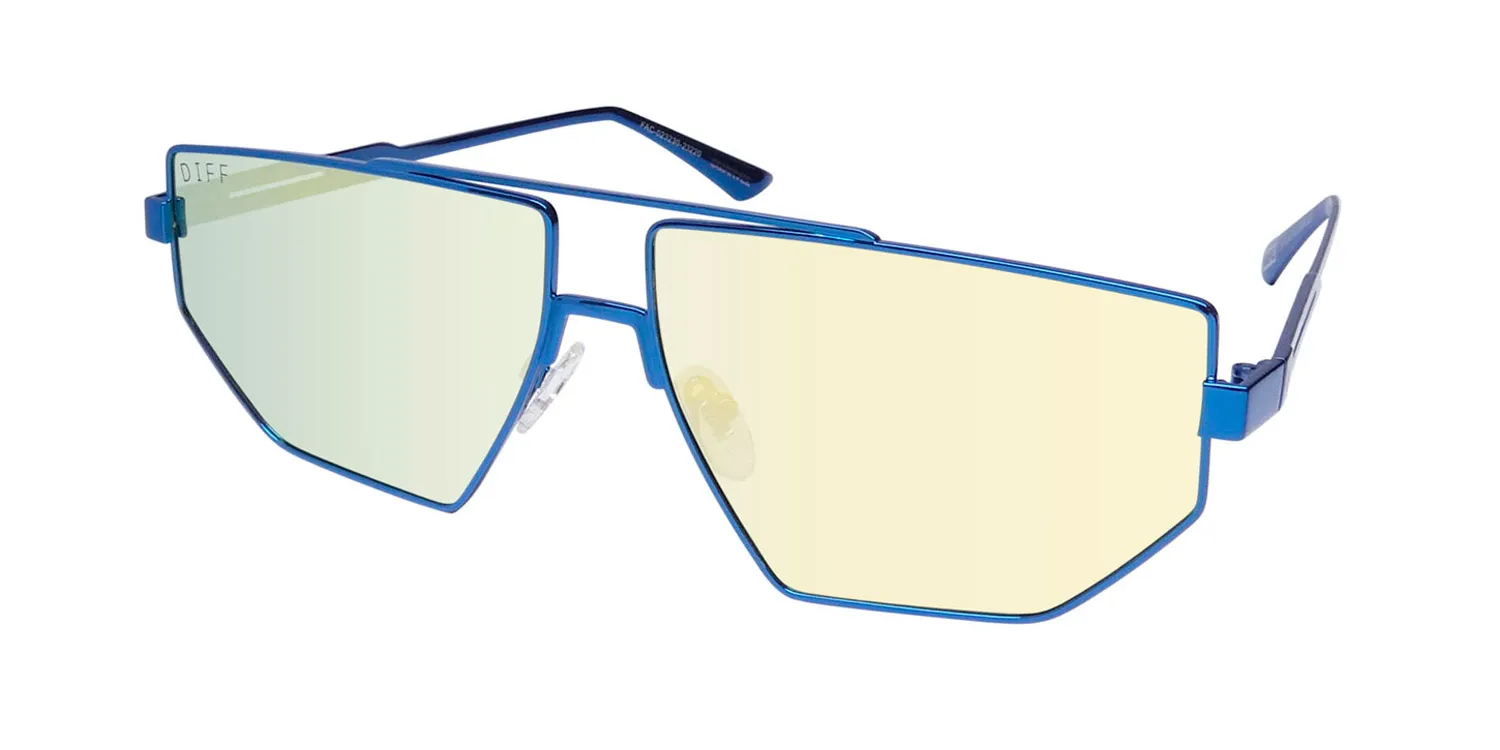 Diff Galactic Heroes 0ble Sunglasses Polar Blue 61mm Unisex