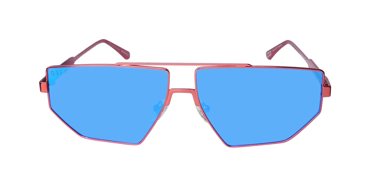 Diff Galactic Heroes 0red Sunglasses Galactic Red 61mm Unisex 3