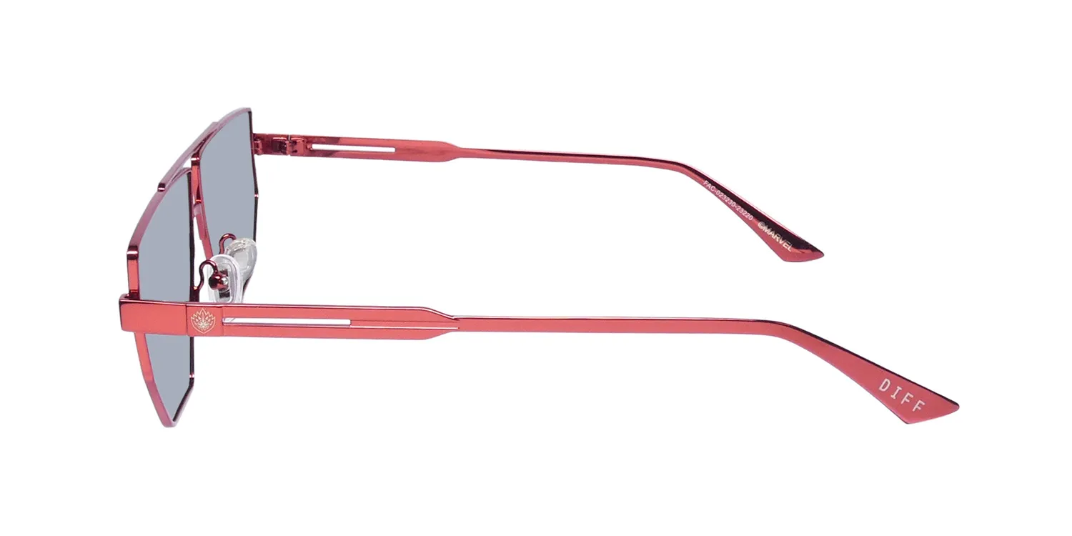 Diff Galactic Heroes 0red Sunglasses Galactic Red 61mm Unisex 4