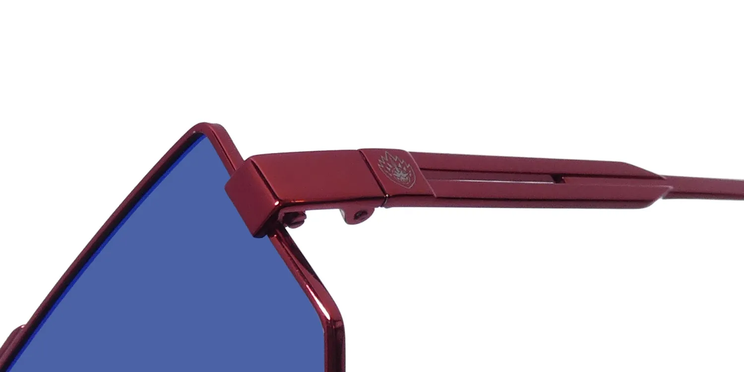 Diff Galactic Heroes 0red Sunglasses Galactic Red 61mm Unisex 6