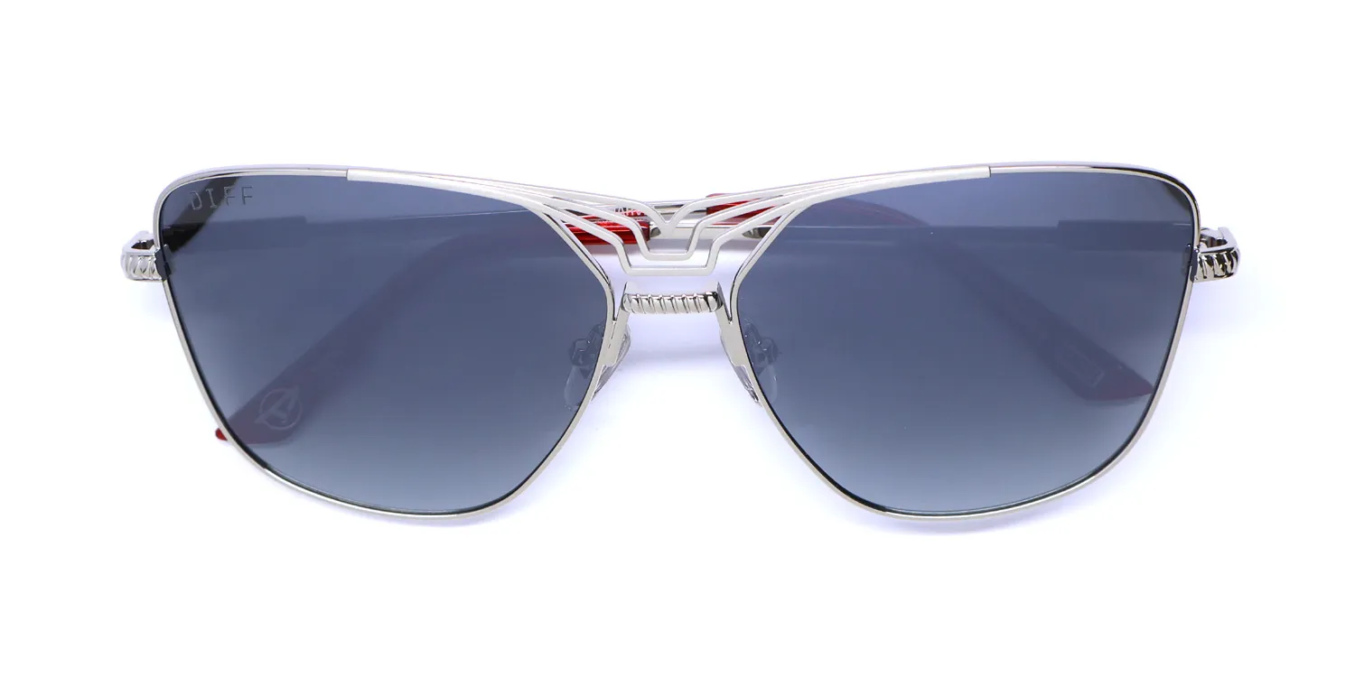 Diff 0475 Thor svgep Sunglasses Grey 60mm 2