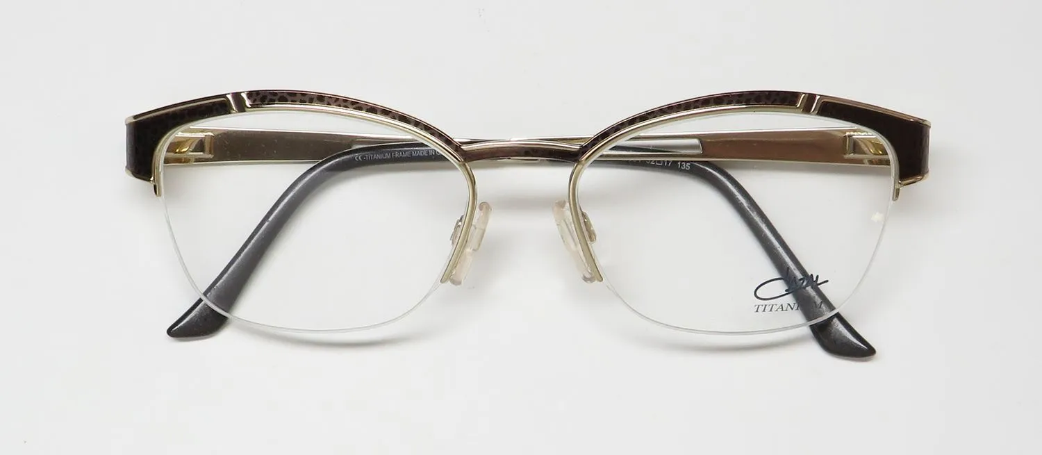 Cazal 1229 004 Eyeglasses Brown 52mm 2