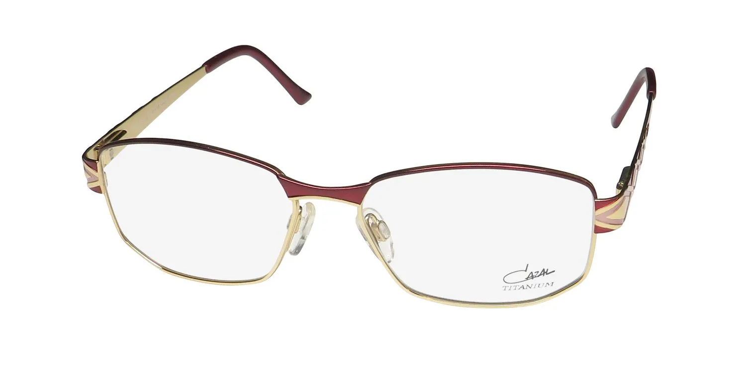 Cazal 1251 002 Eyeglasses Burgundy 52mm