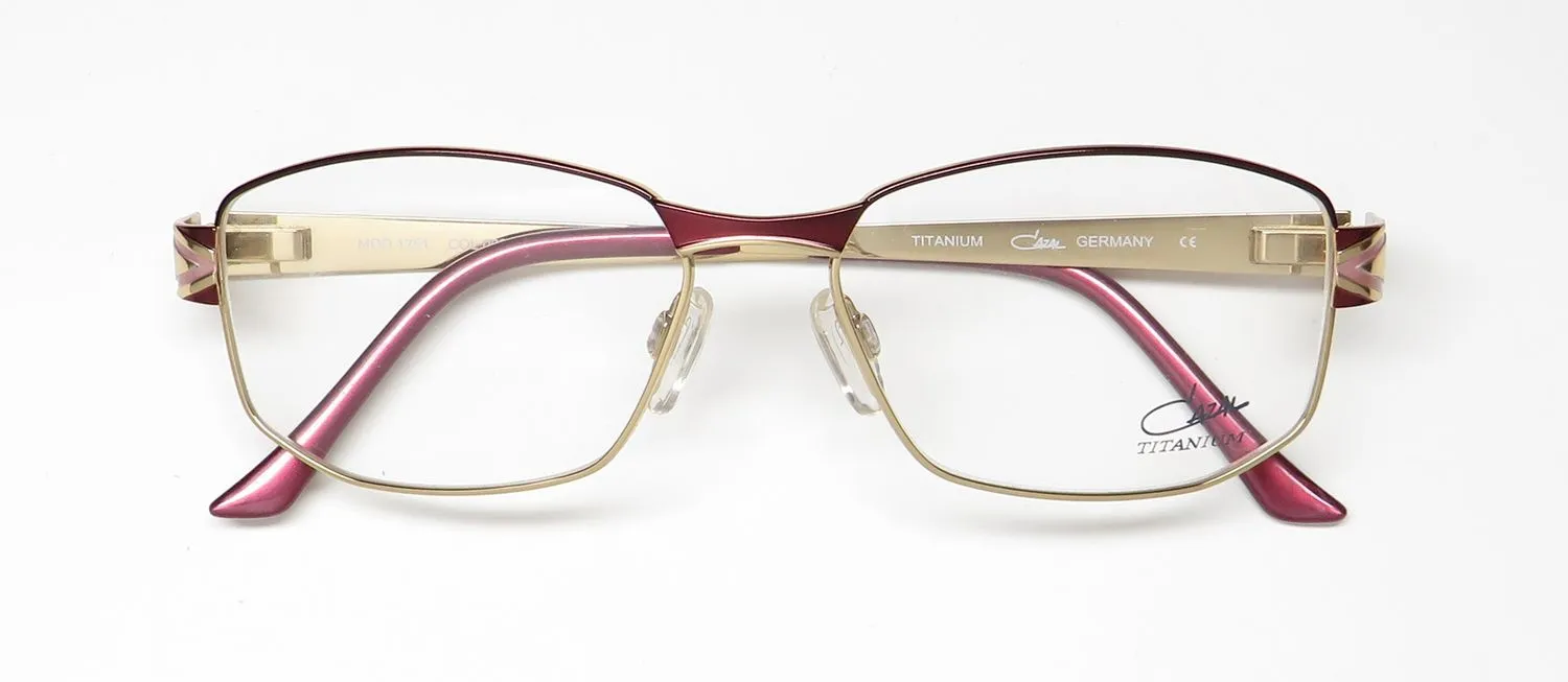 Cazal 1251 002 Eyeglasses Burgundy 52mm 2