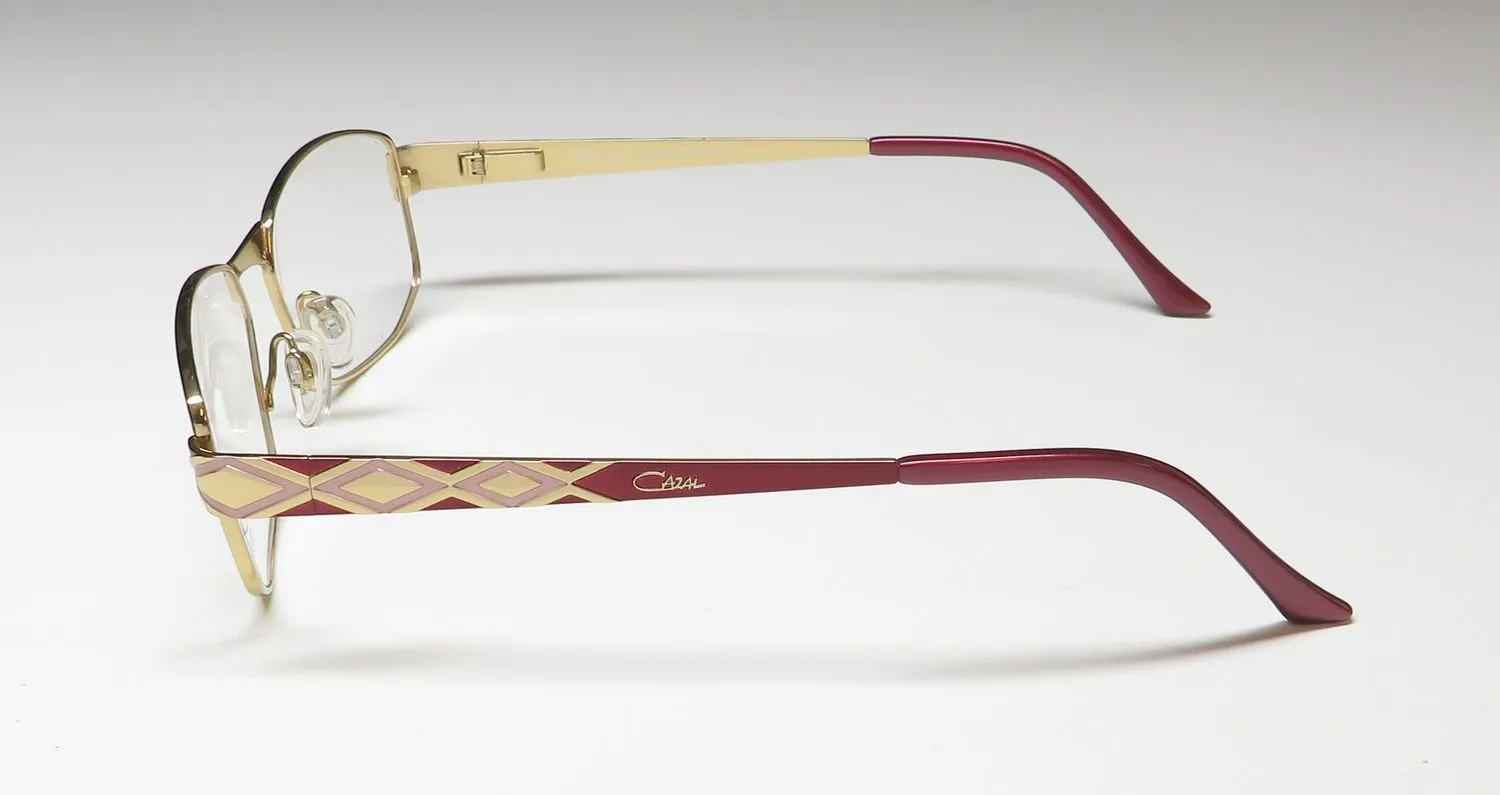 Cazal 1251 002 Eyeglasses Burgundy 52mm 4