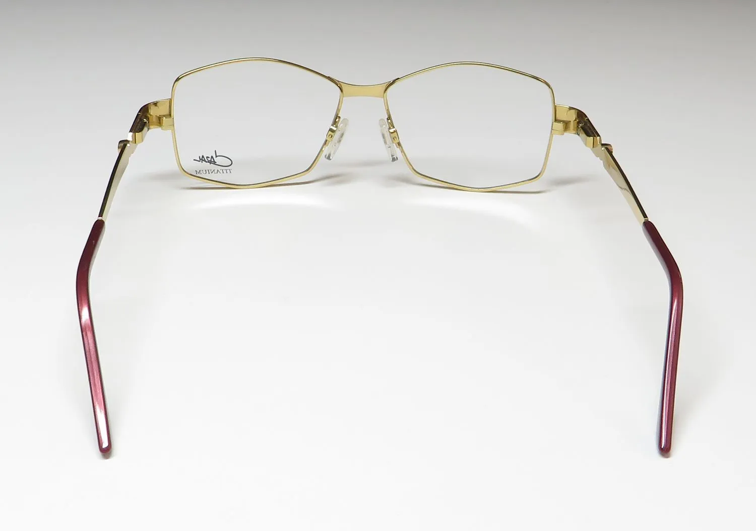 Cazal 1253 002 Eyeglasses Bordeaux 53mm Unisex 5