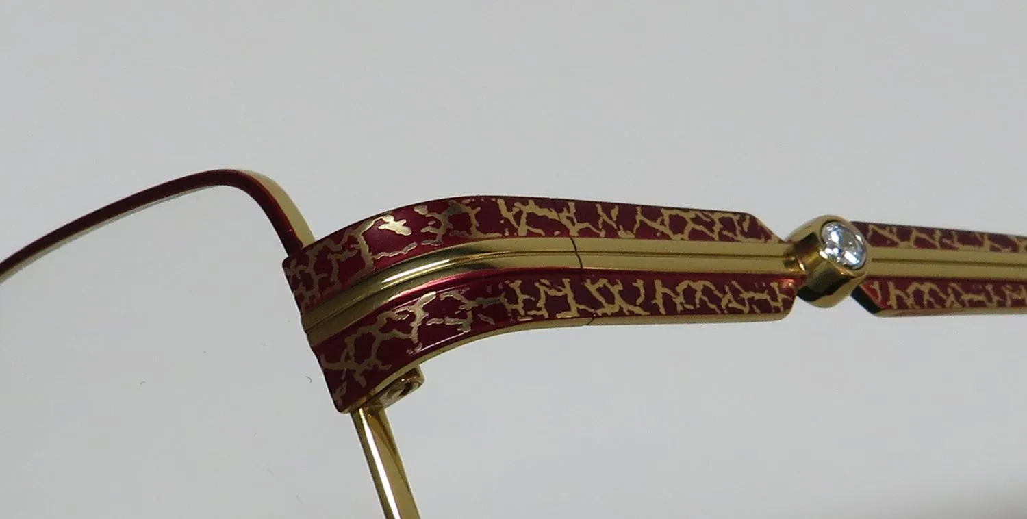 Cazal 1253 002 Eyeglasses Bordeaux 53mm Unisex 6