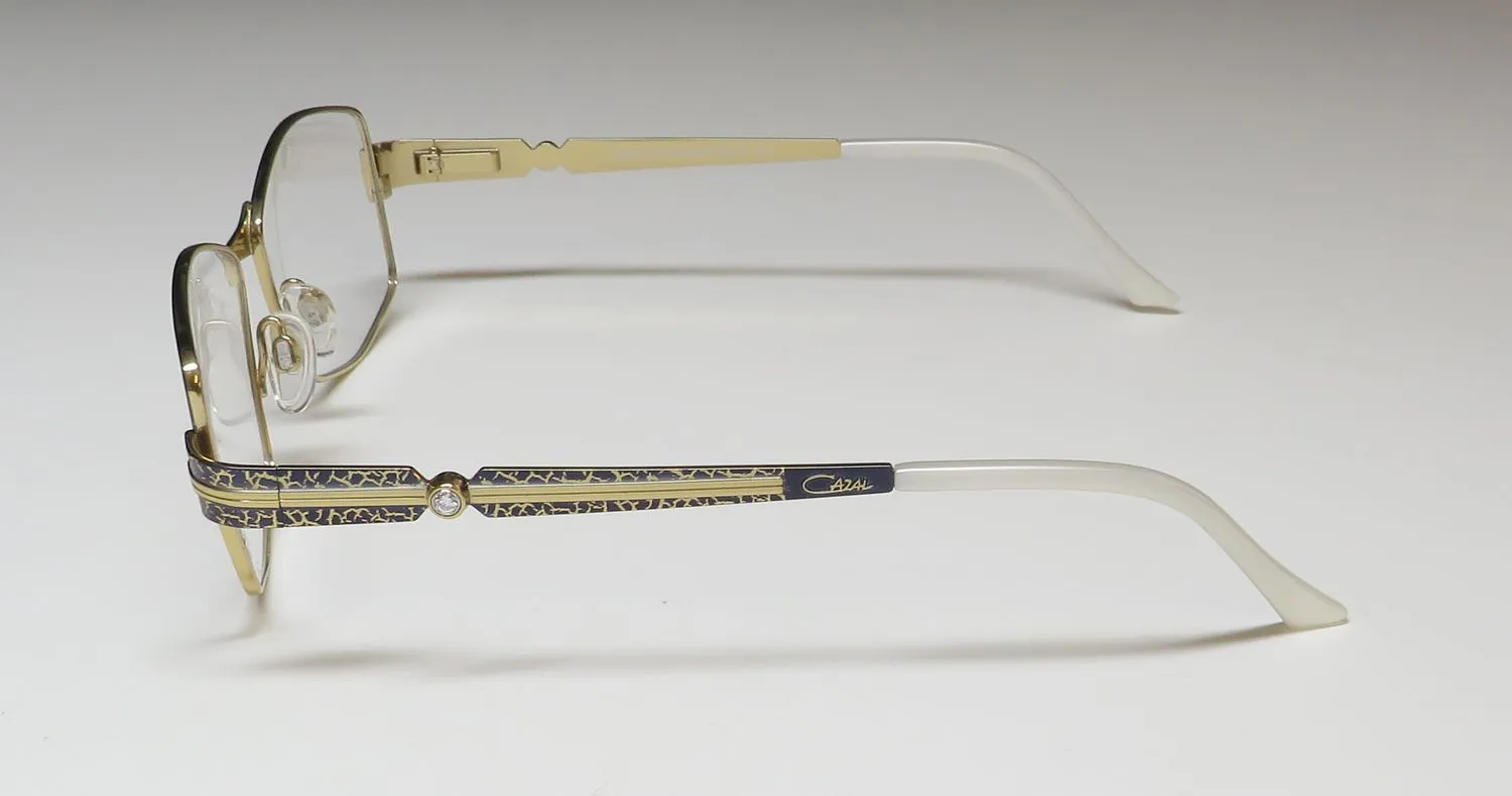 Cazal 1253 003 Eyeglasses Blue 53mm Unisex 4