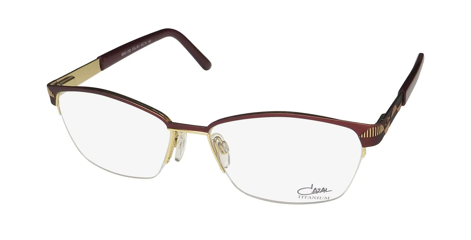 Cazal 1255 001 Eyeglasses Bordeaux 55mm