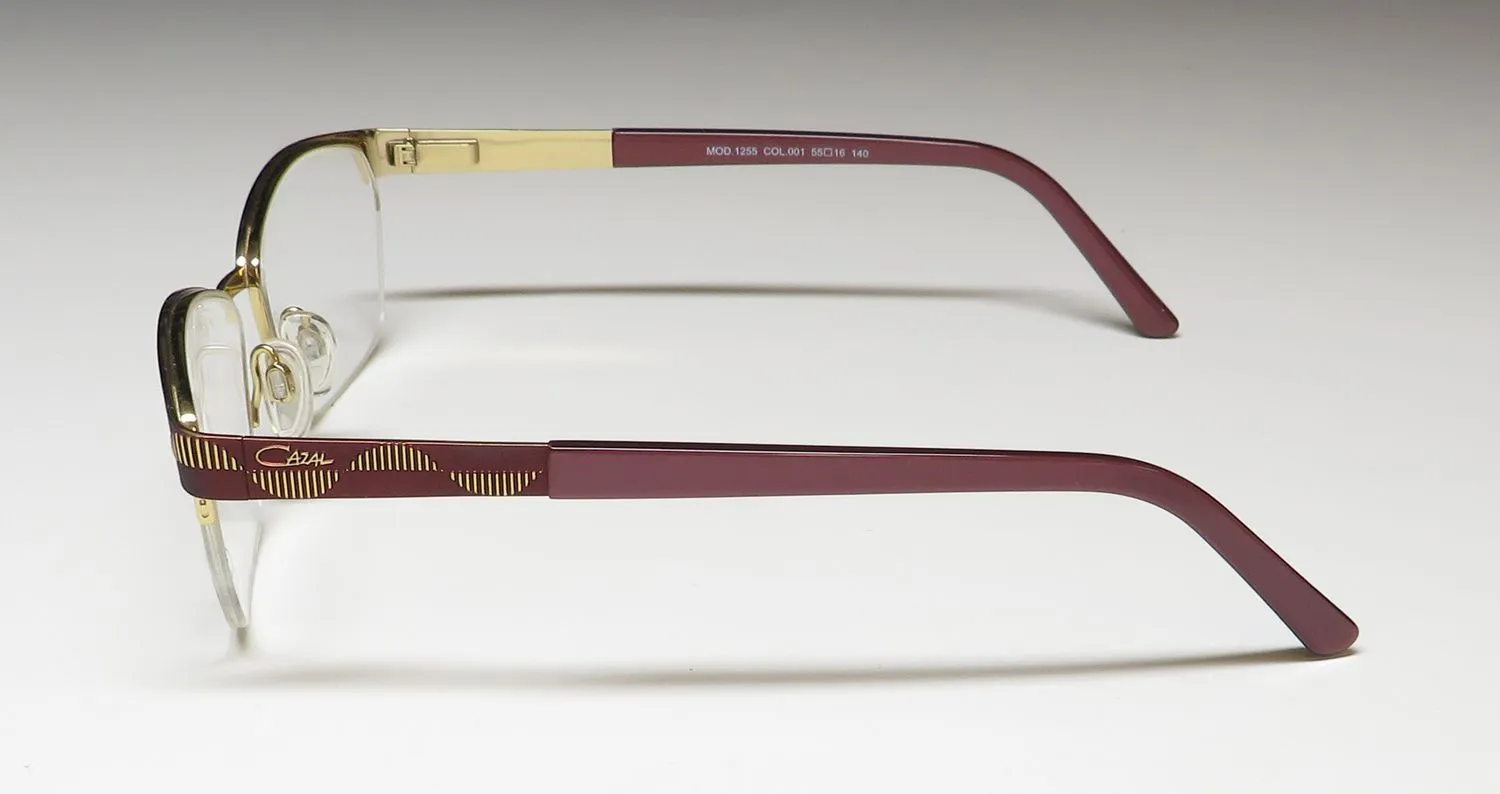 Cazal 1255 001 Eyeglasses Bordeaux 55mm 4