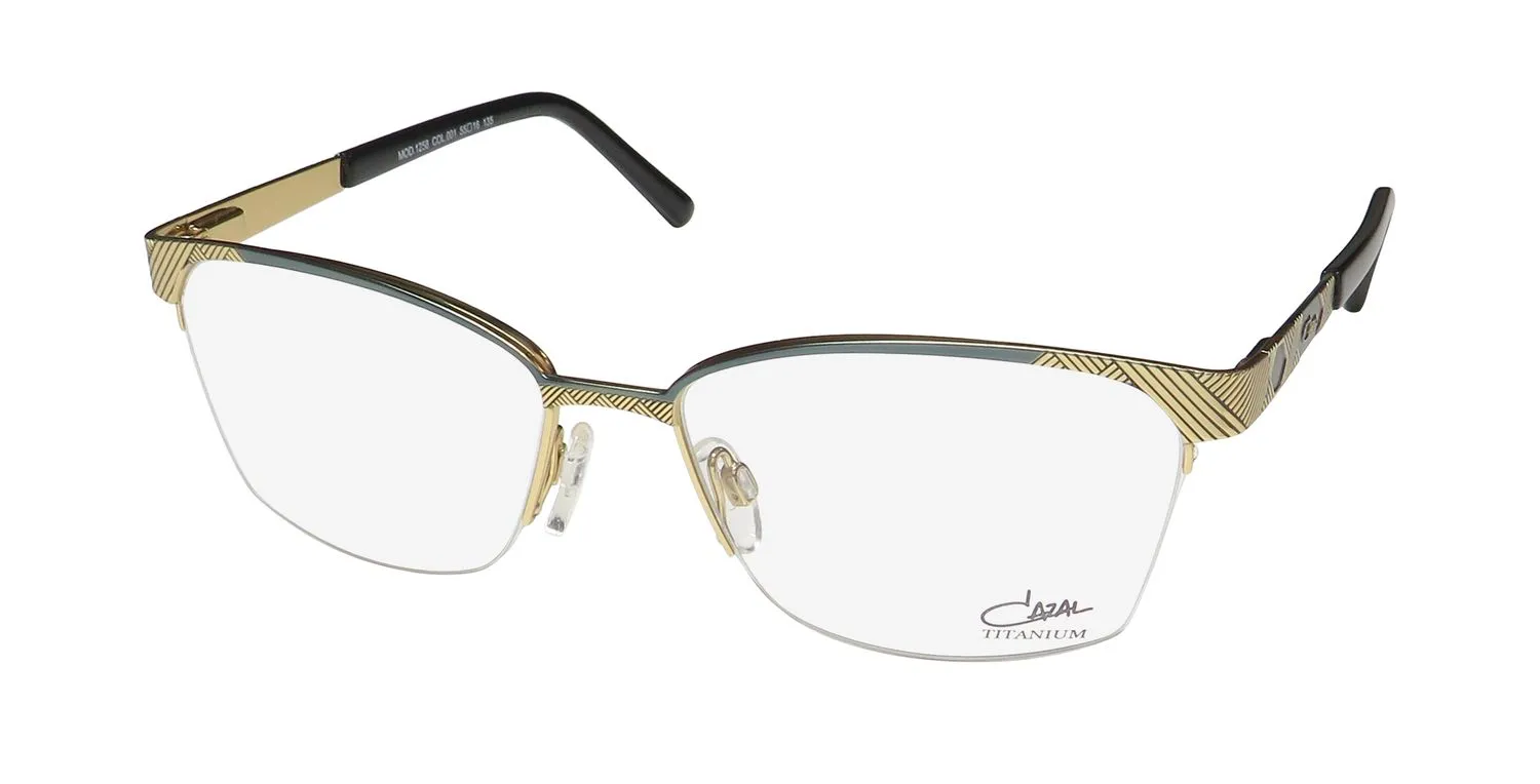 Cazal 1258 001 Eyeglasses Gold 55mm