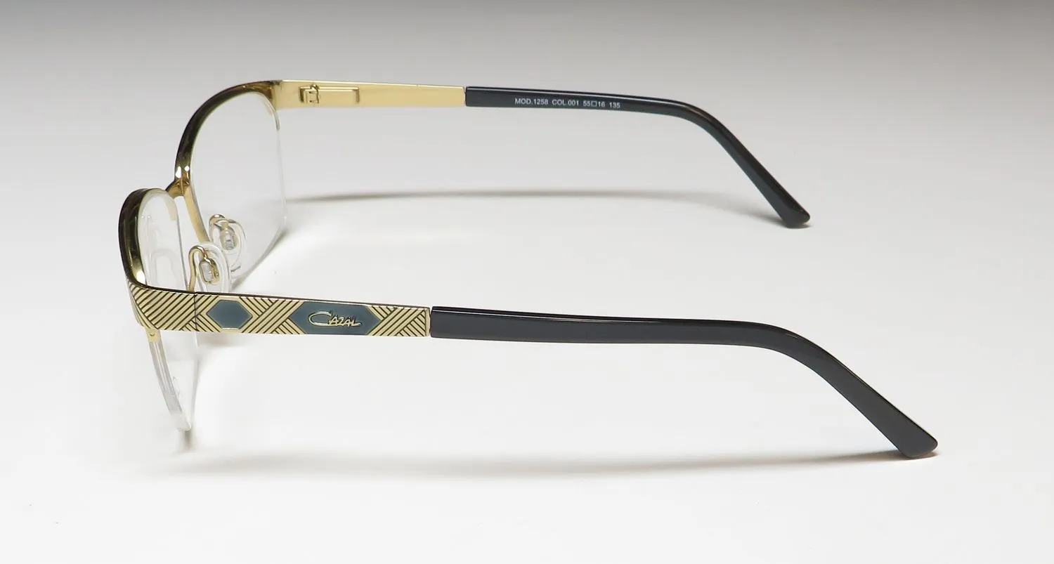 Cazal 1258 001 Eyeglasses Gold 55mm 4