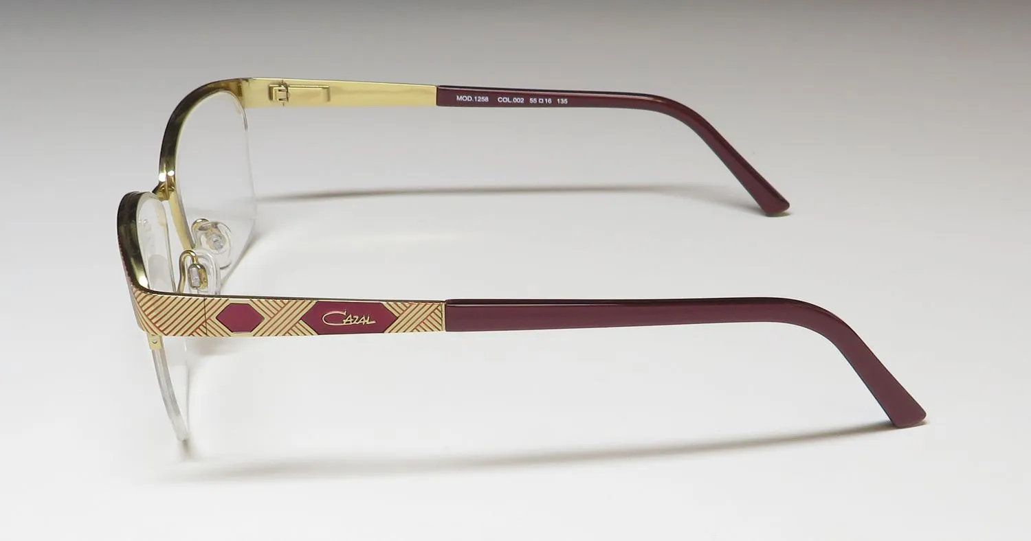 Cazal 1258 002 Eyeglasses Gold 55mm 4