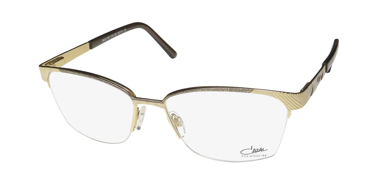 Cazal 1258 004 Eyeglasses Gold 55mm