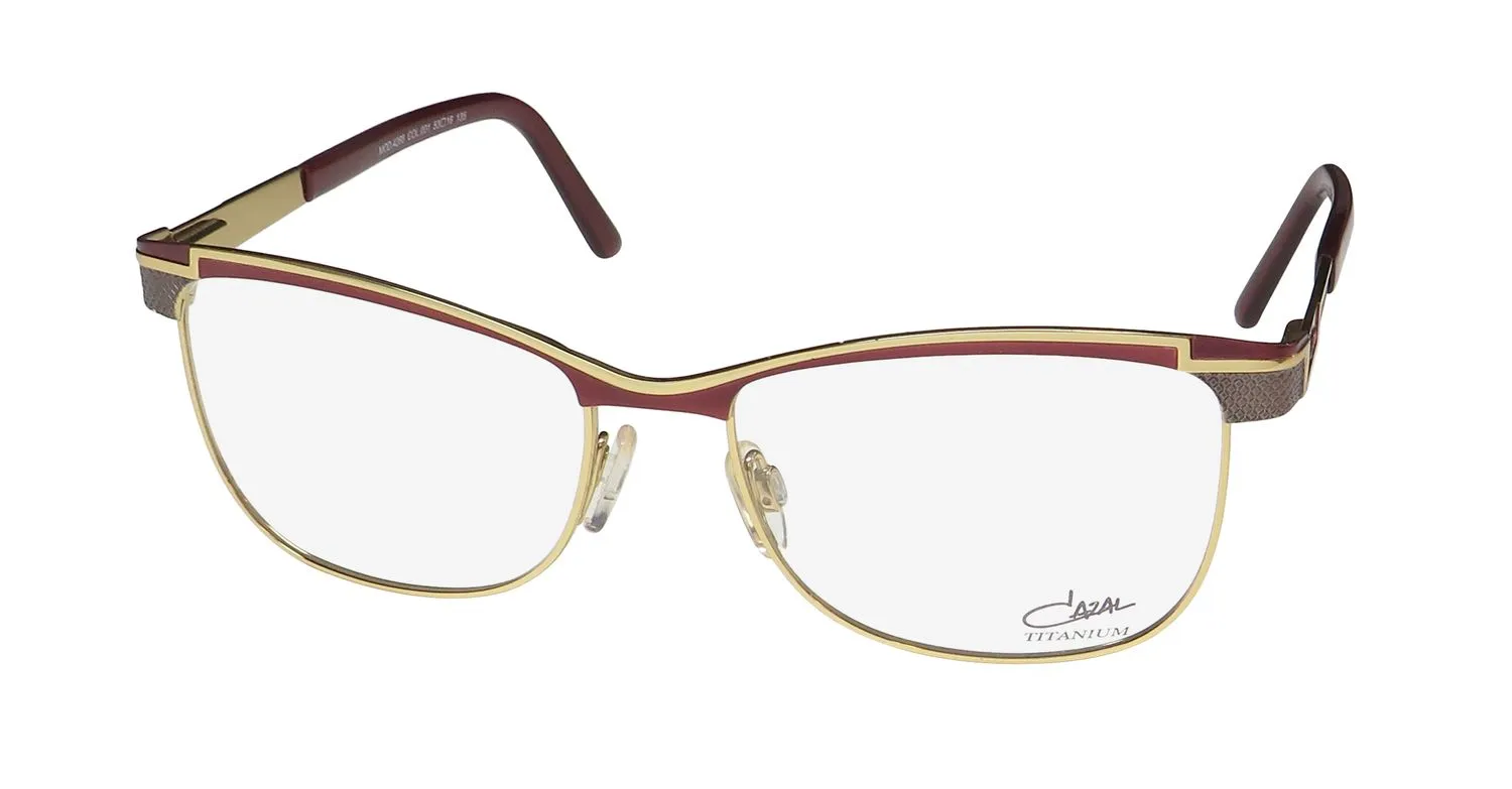 Cazal 4268 001 Eyeglasses Burgundy 53mm