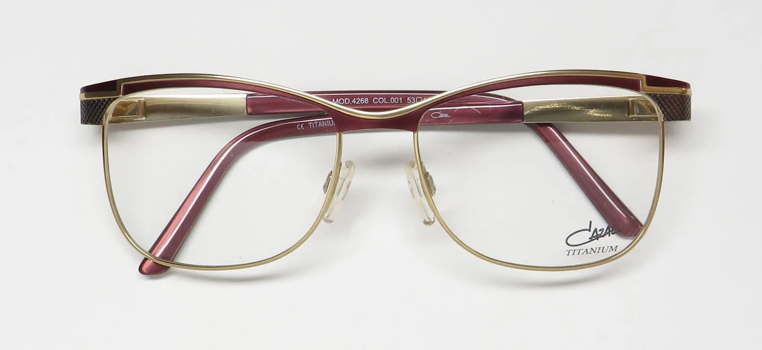 Cazal 4268 001 Eyeglasses Burgundy 53mm 2