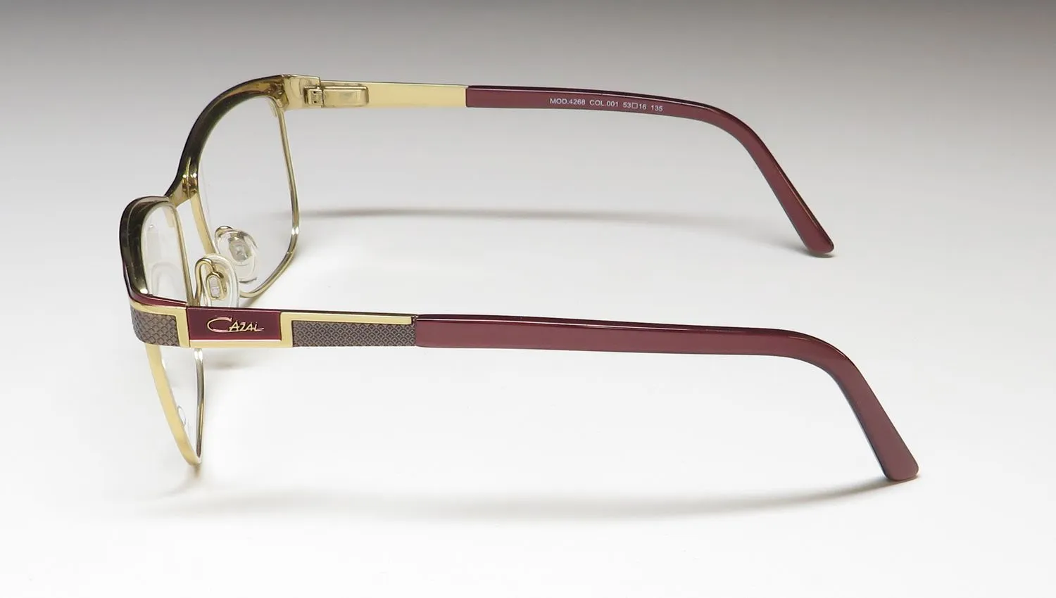 Cazal 4268 001 Eyeglasses Burgundy 53mm 4