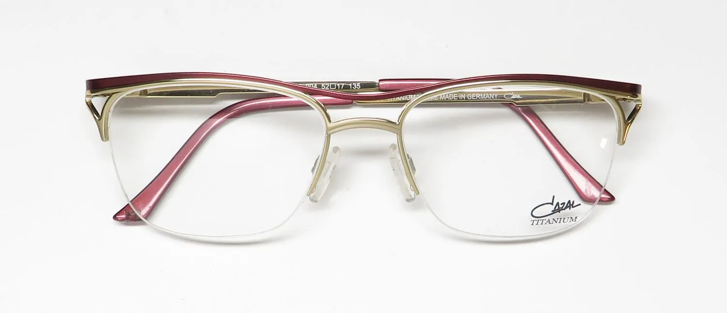 Cazal 4278 004 Eyeglasses Burgundy 52mm 2