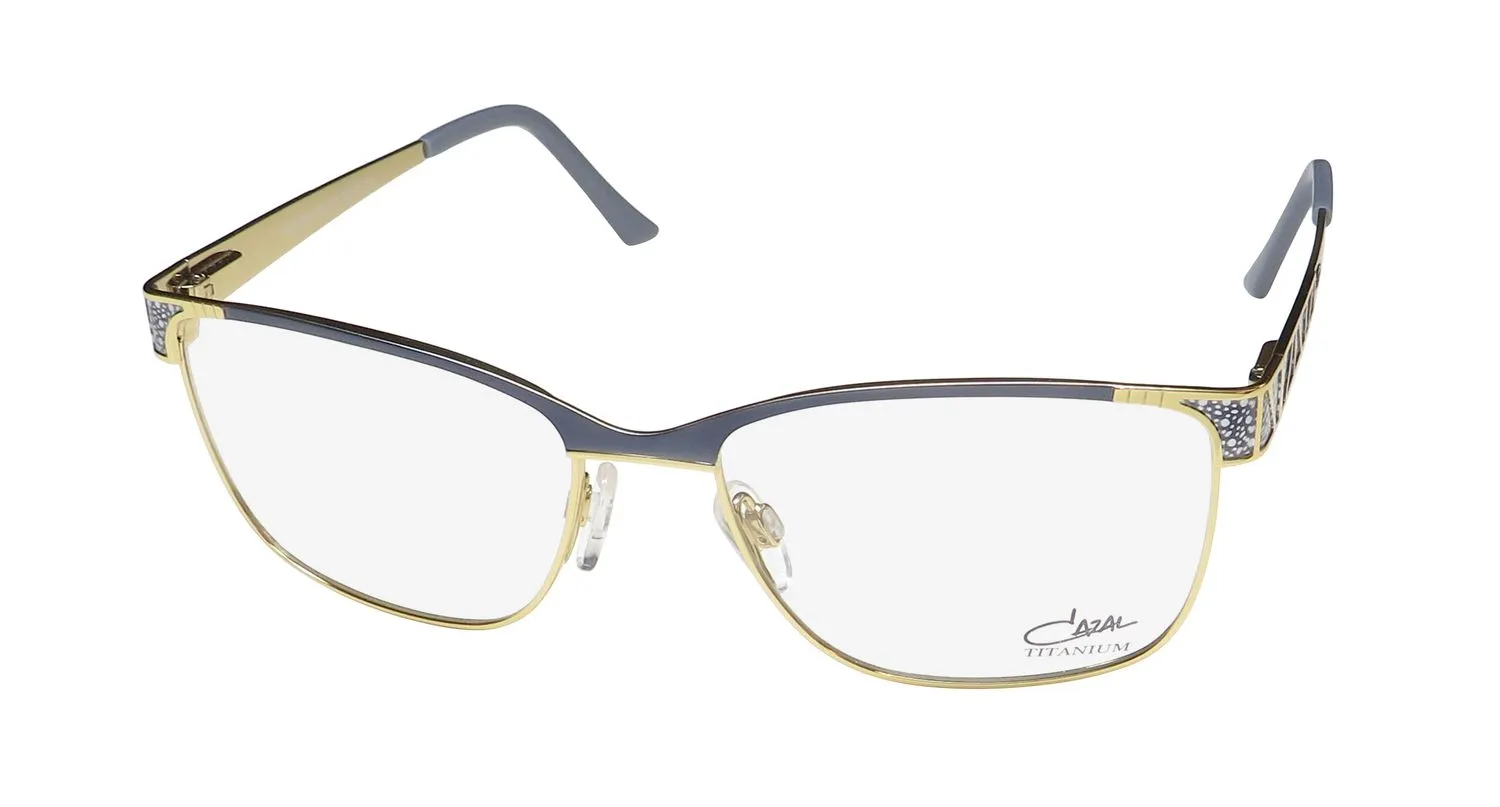 Cazal 4287 001 Eyeglasses Smoke Blue 52mm