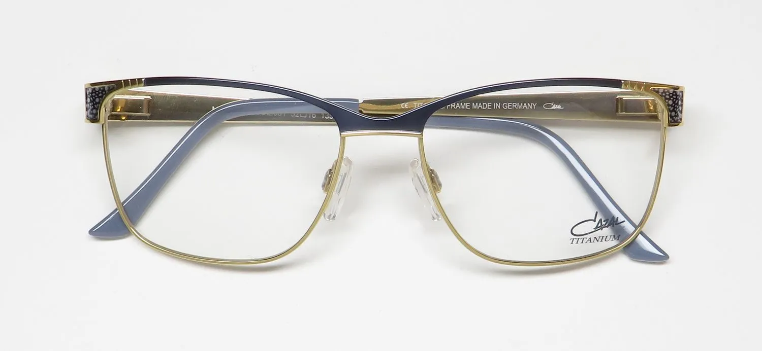 Cazal 4287 001 Eyeglasses Smoke Blue 52mm 2