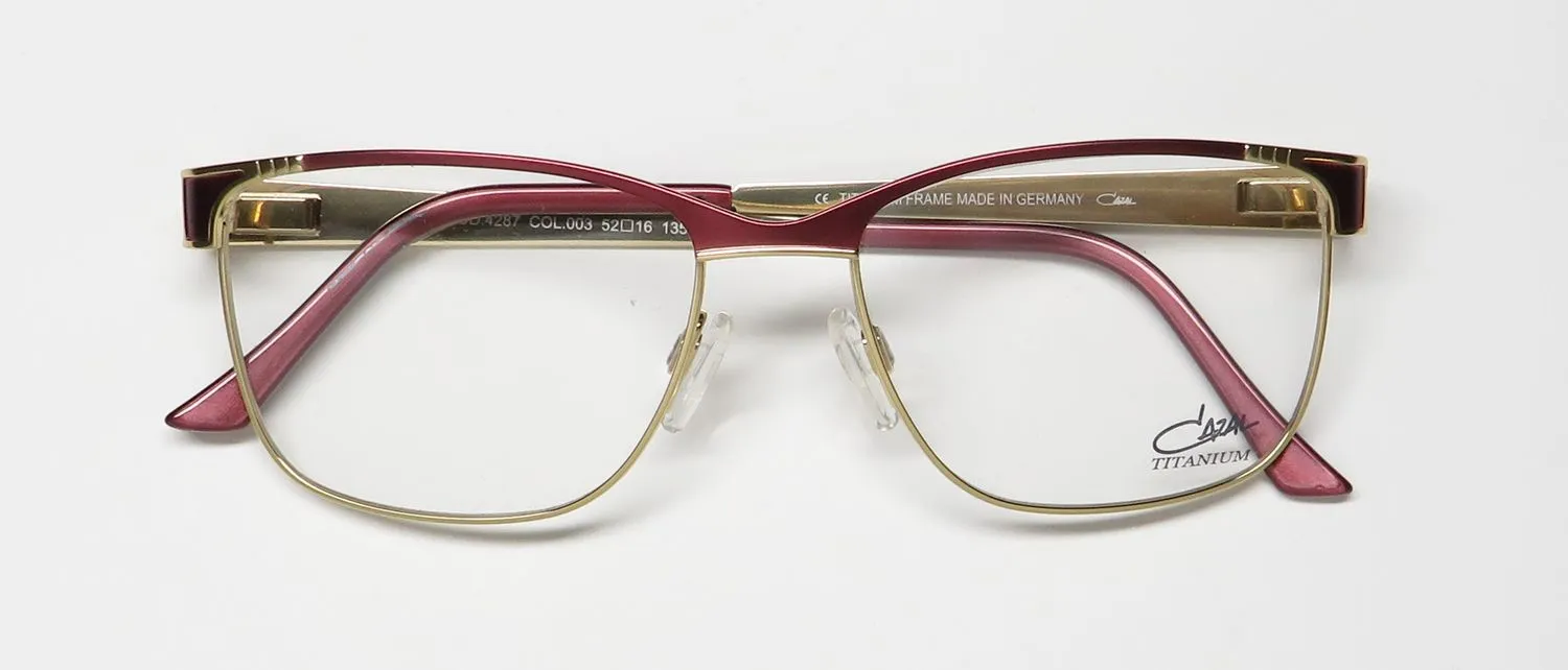Cazal 4287 003 Eyeglasses Burgundy 52mm 2