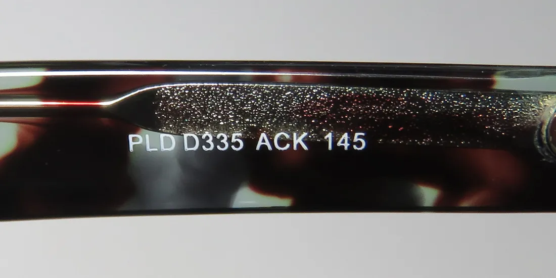 Polaroid D335 ack Eyeglasses Black 53mm Unisex 8