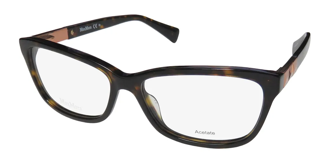 Max Mara 1205 0086 Eyeglasses Dark Havana 53mm